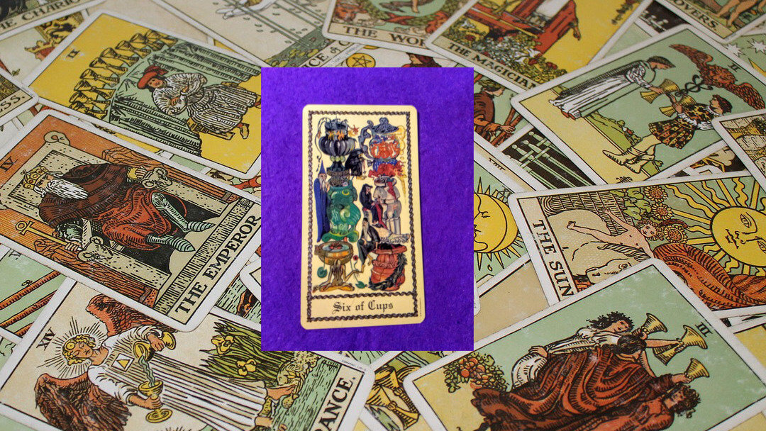Carta de Tarot-El Seis de Copas