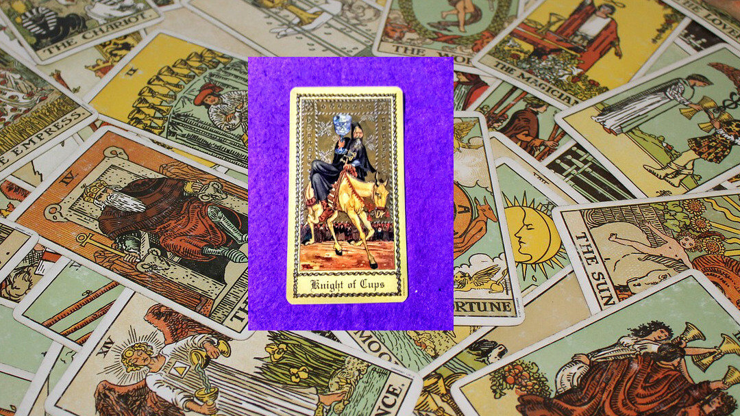 Carta de Tarot-El Caballo de Copas