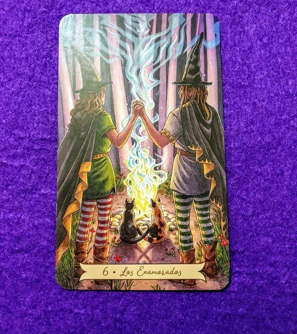 Tirada de Tarot del Amor-Los Enamorados