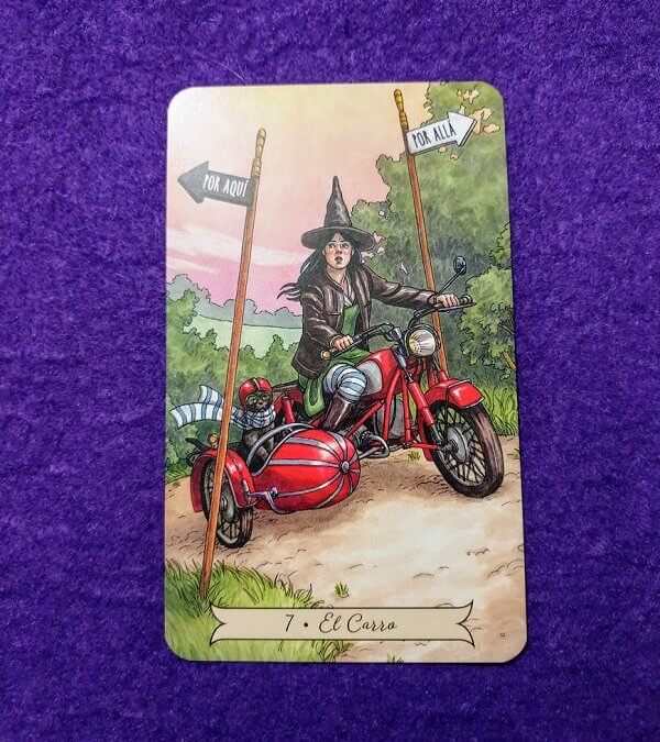 Tirada de Tarot del Amor-El Carro